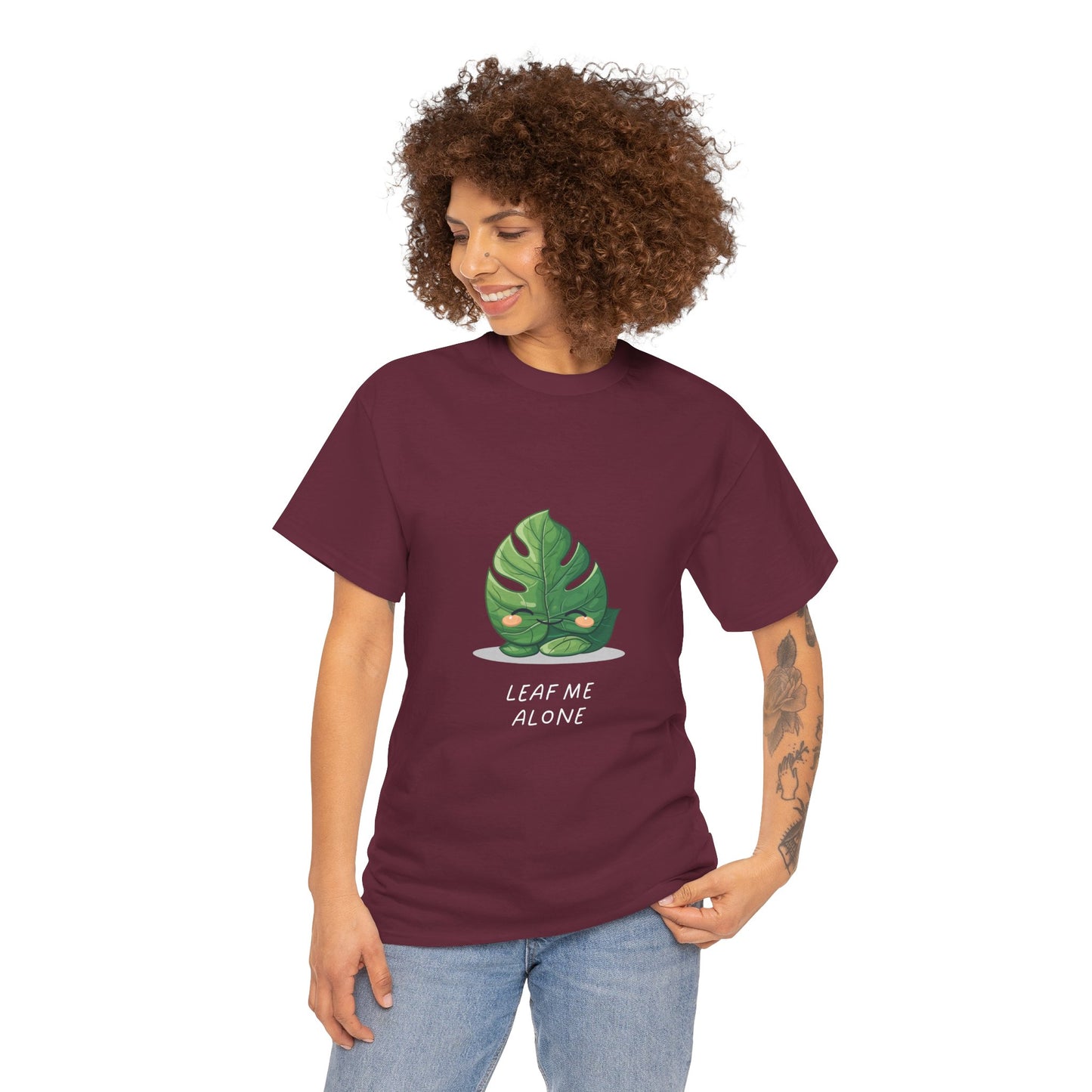 EU - "Leaf me alone" Shirt - Monstera Version | unisex T-Shirt