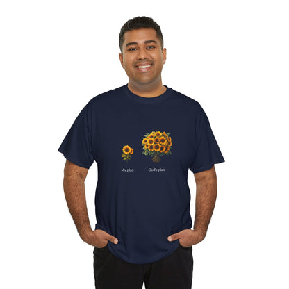 EU - "My plan vs. God's plan" | Sunflowers unisex T-Shirt