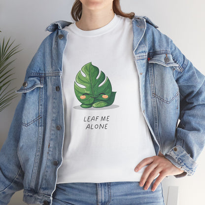 EU - "Leaf me alone" Shirt - Monstera Version | unisex T-Shirt