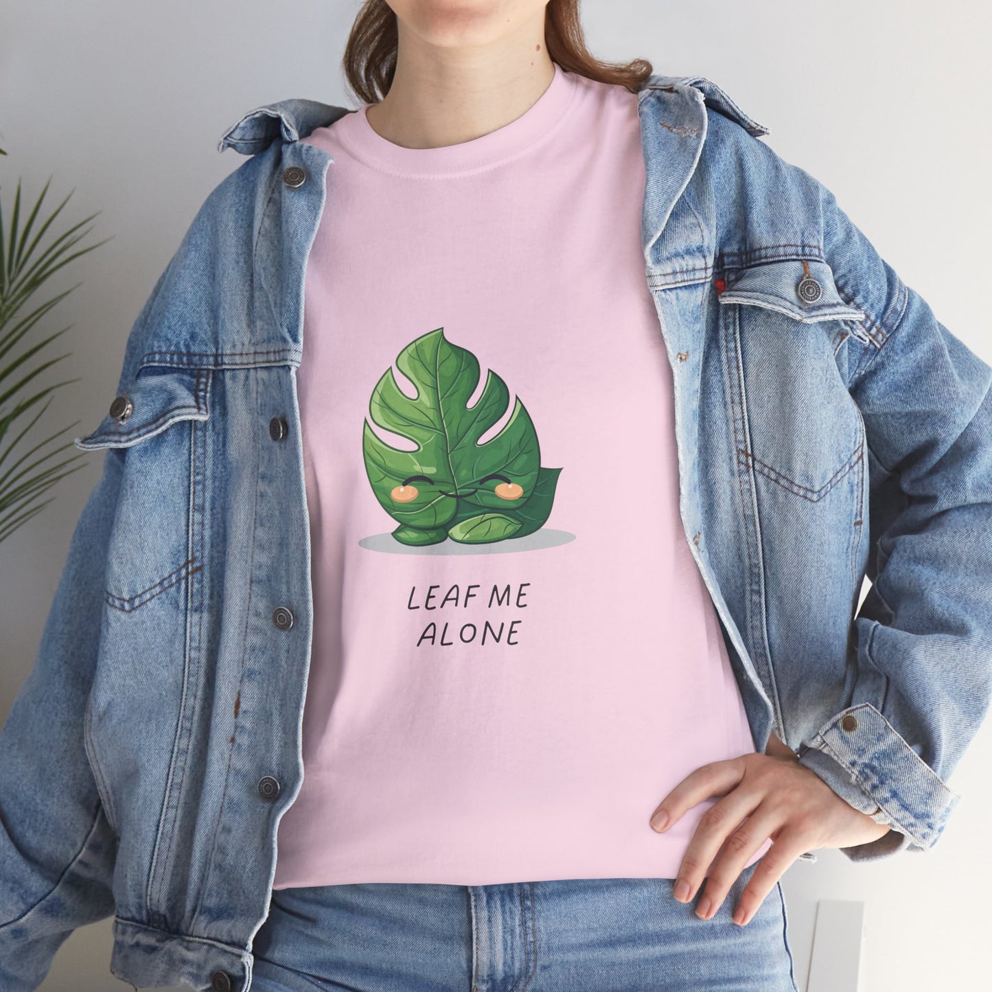 "Leaf me alone" Shirt - Monstera Version | unisex Shirt