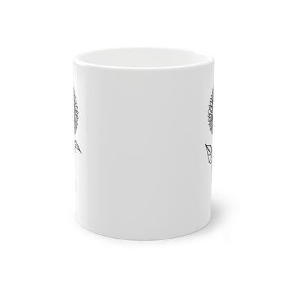 EU - Sunflower Line Drawing - "The Continuous Sunflower" | Coffee Cup