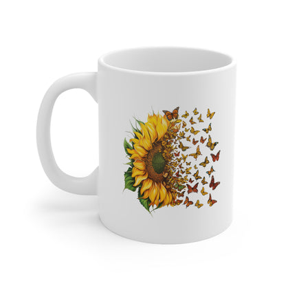 Sunflower Butterflies | Coffee Mug