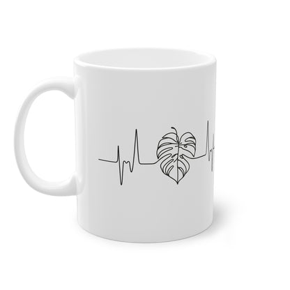 EU - "The Monstera Heartbeat" | Coffee Cup