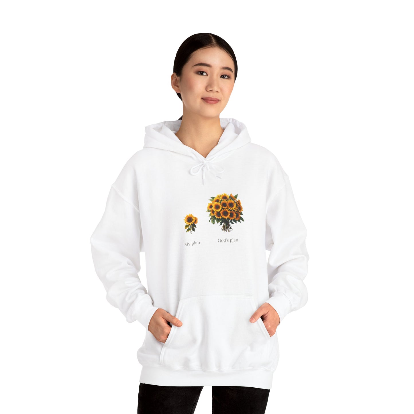 EU - "My plan vs. God's plan" Sunflowers | unisex Hoodie