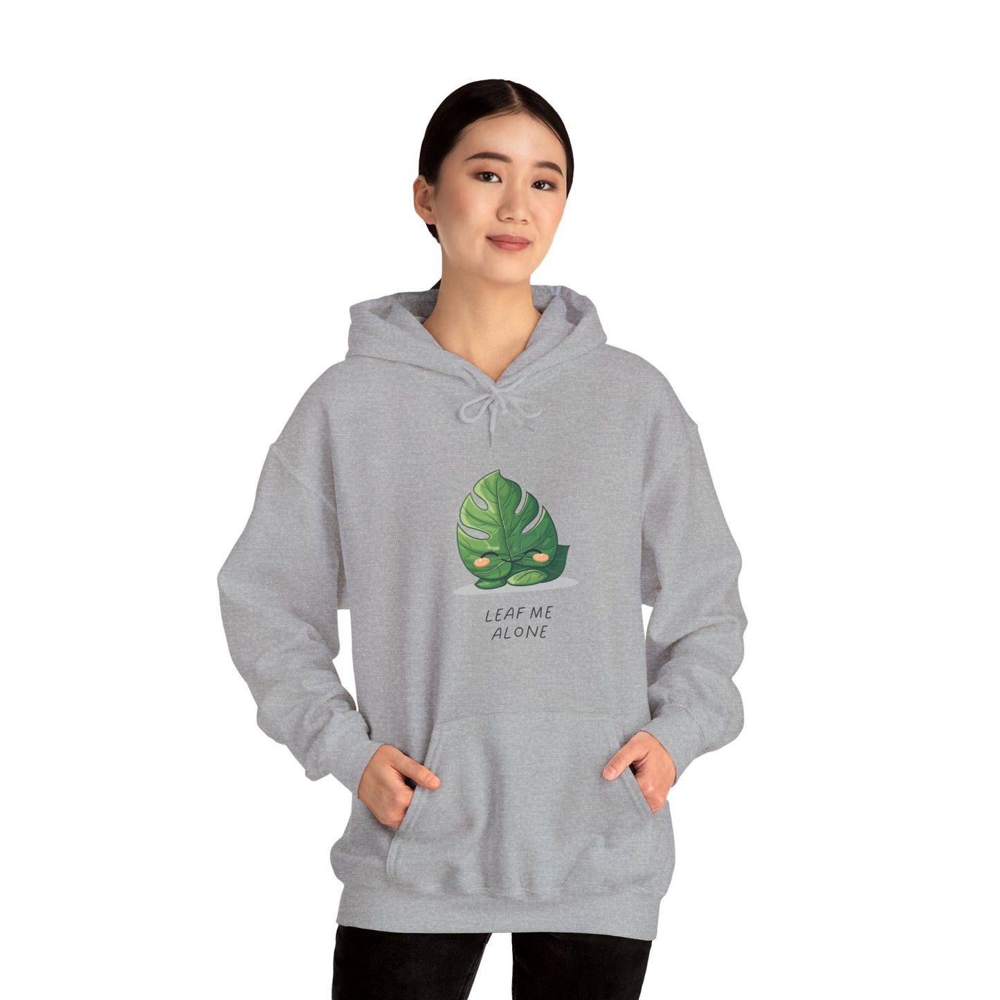 "Leaf me alone" Hoodie - Monstera Version | unisex Hoodie