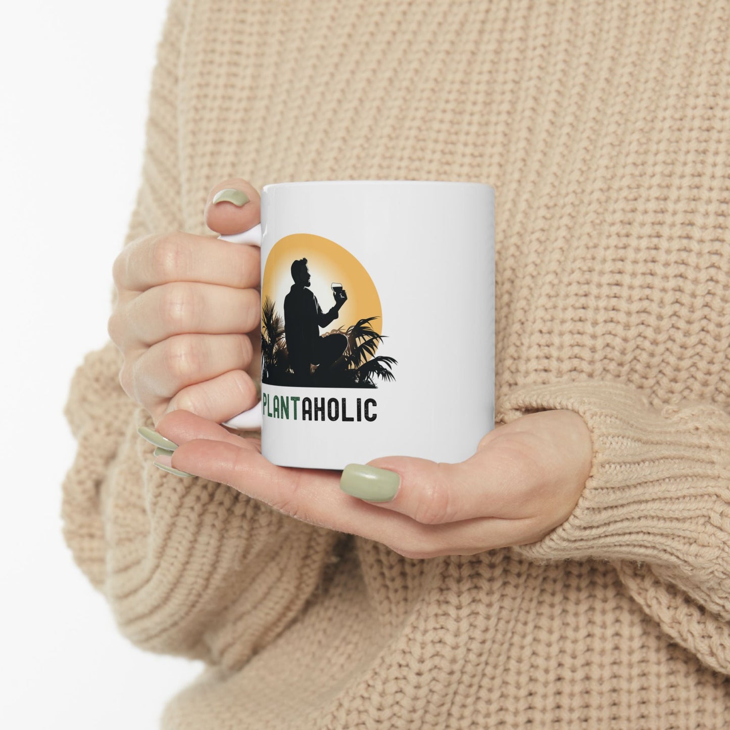 "Plantaholic" Man | Coffee Mug