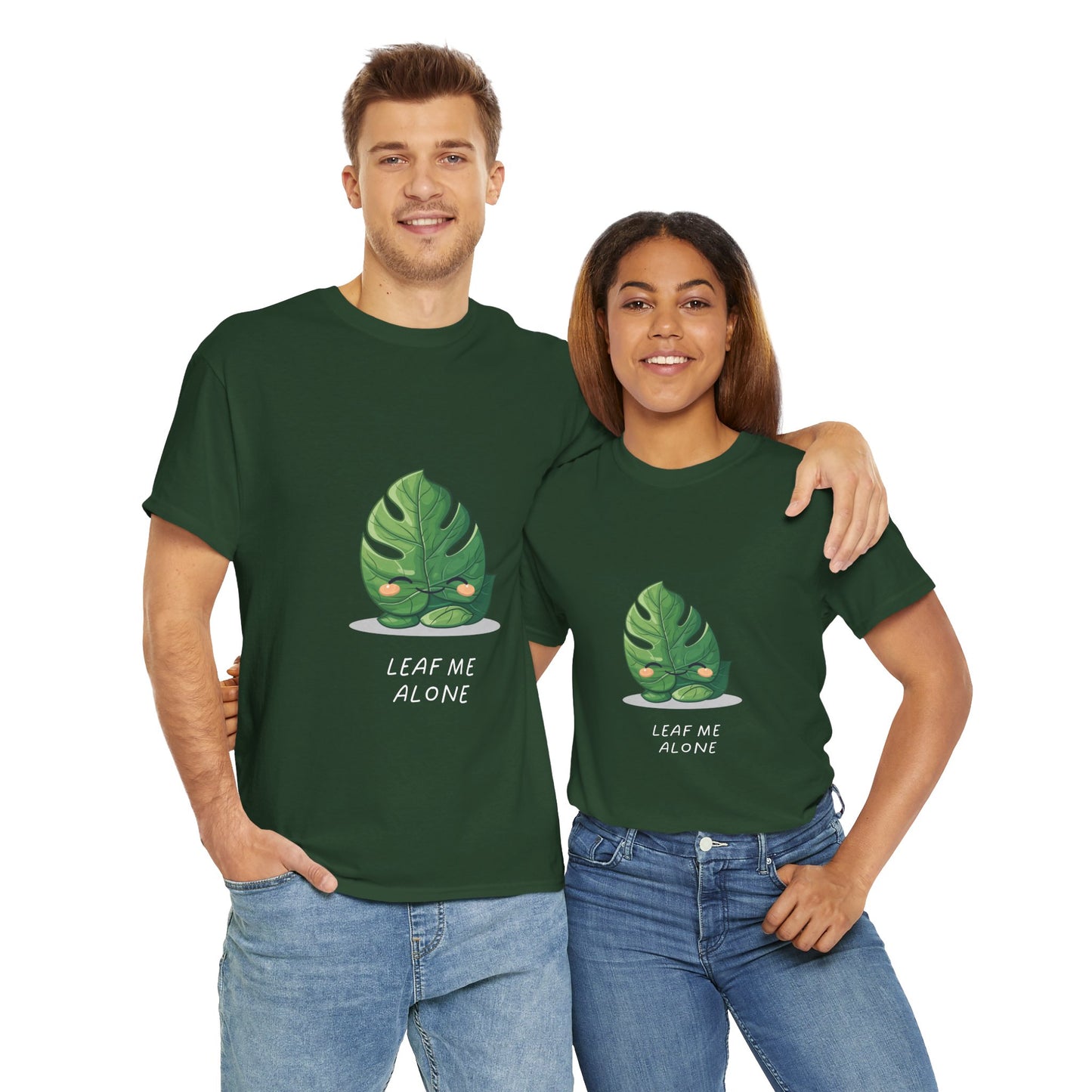 EU - "Leaf me alone" Shirt - Monstera Version | unisex T-Shirt
