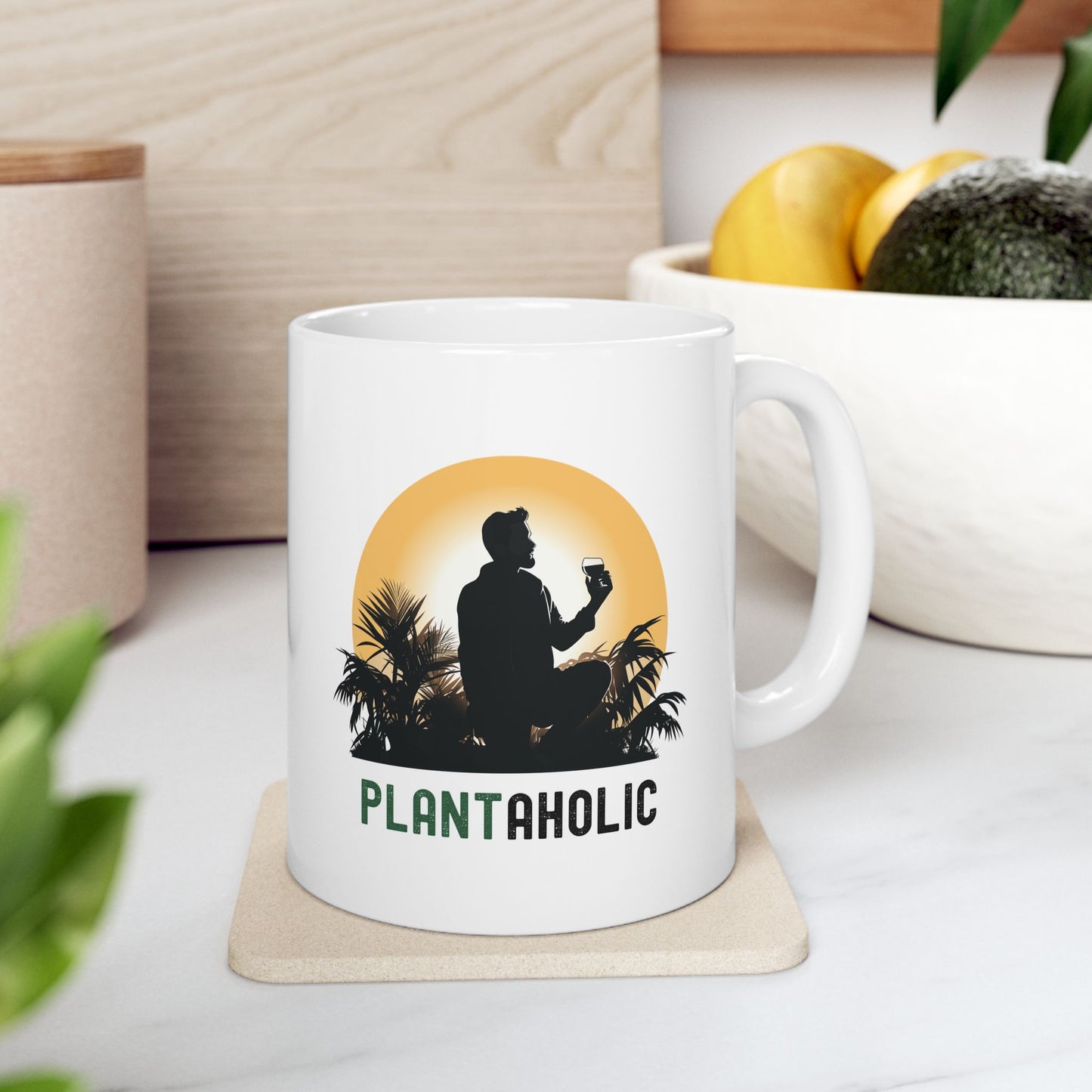 "Plantaholic" Man | Coffee Mug