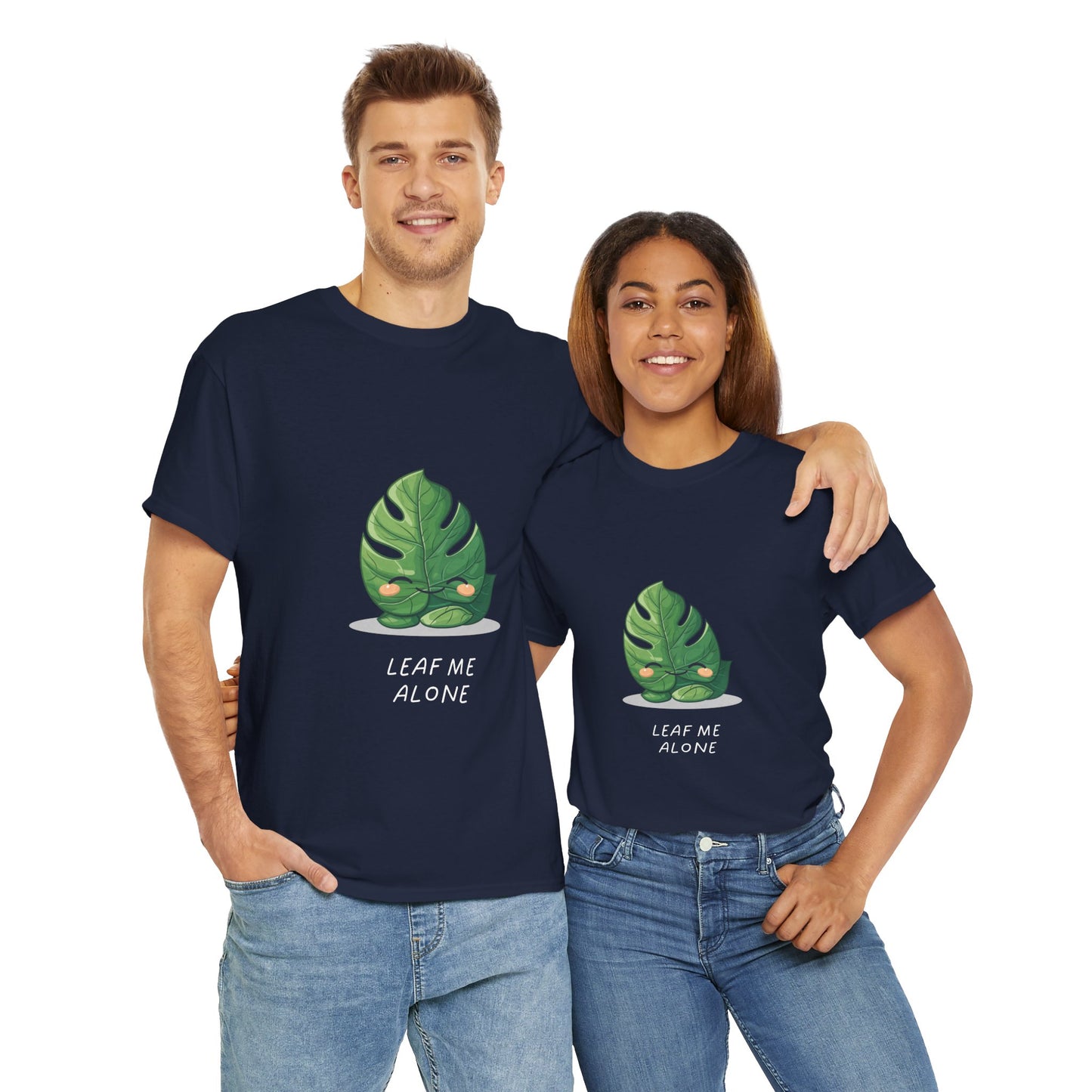 EU - "Leaf me alone" Shirt - Monstera Version | unisex T-Shirt