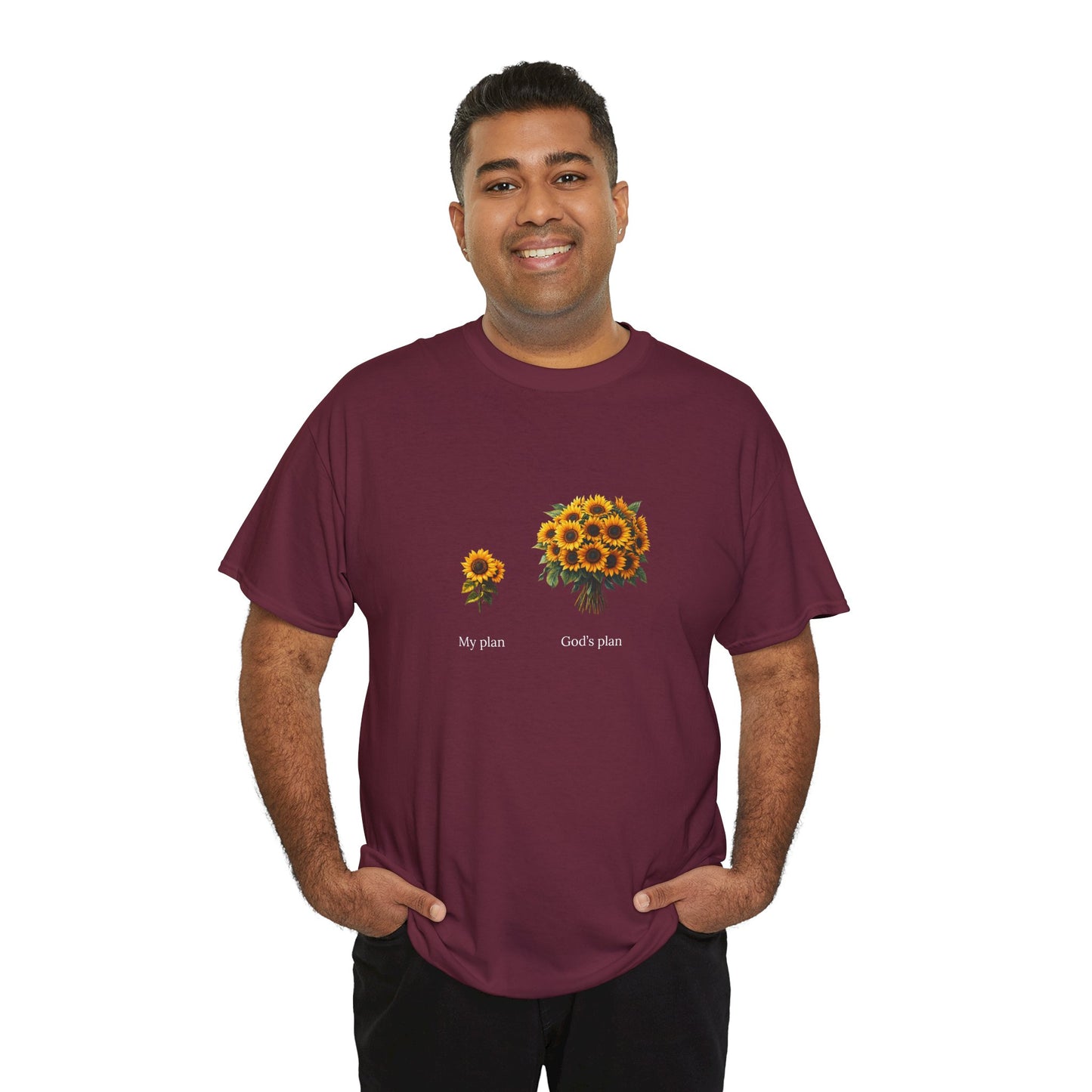EU - "My plan vs. God's plan" | Sunflowers unisex T-Shirt