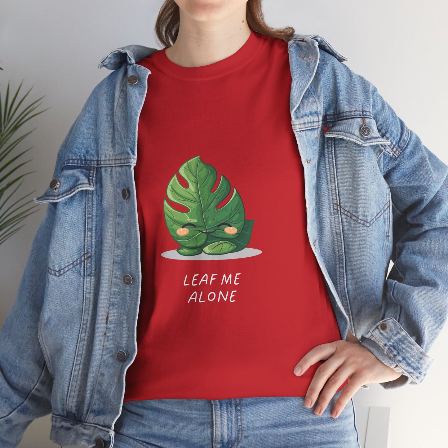 EU - "Leaf me alone" Shirt - Monstera Version | unisex T-Shirt
