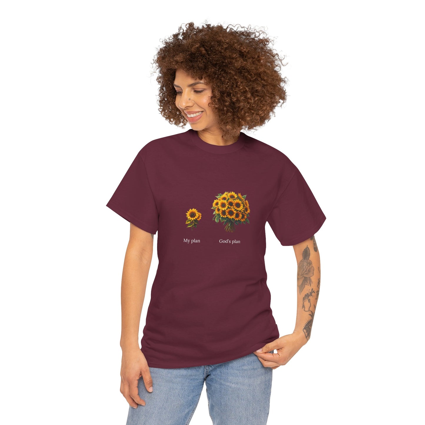 "My plan vs. God's plan" | Sunflowers unisex T-Shirt