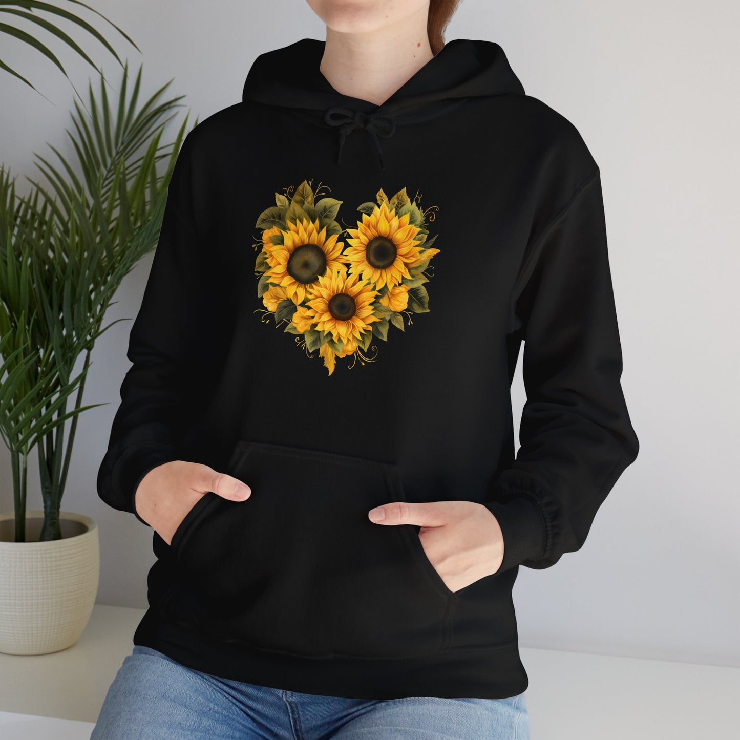 "The Heart of Sunflowers" | unisex Hoodie