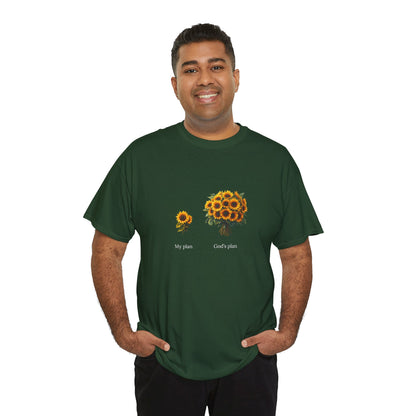 "My plan vs. God's plan" | Sunflowers unisex T-Shirt