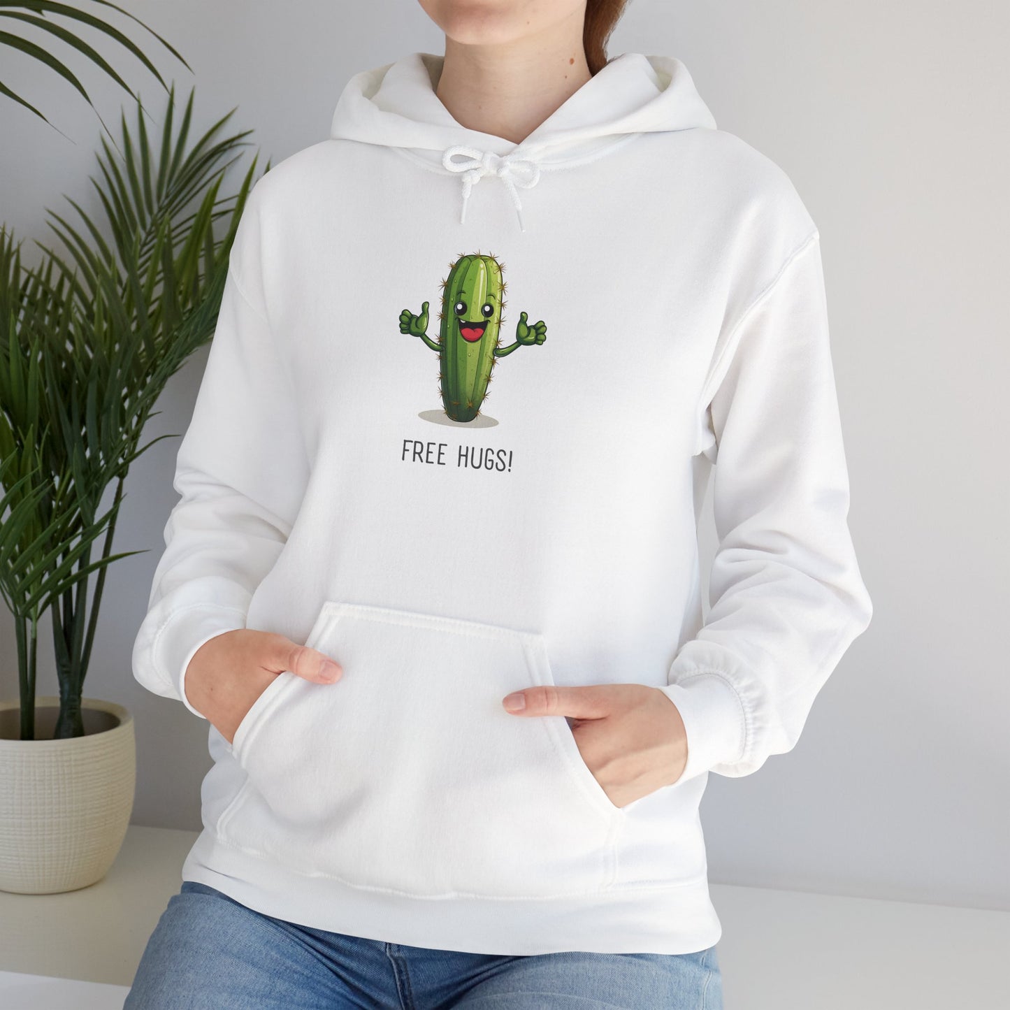 EU - "FREE HUGS" Cactus | unisex Hoodie