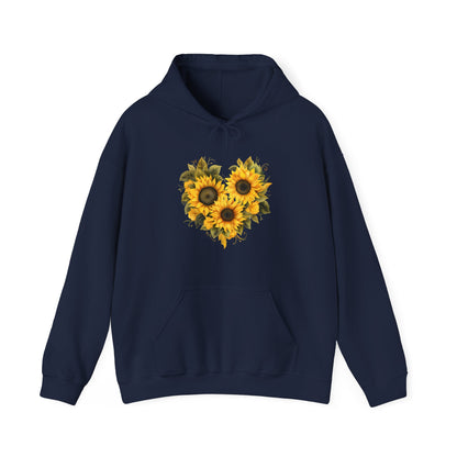 "The Heart of Sunflowers" | unisex Hoodie