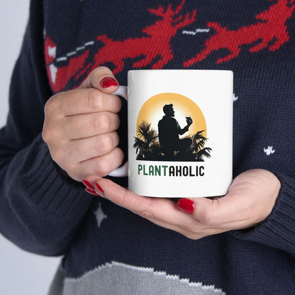 "Plantaholic" Man | Coffee Mug