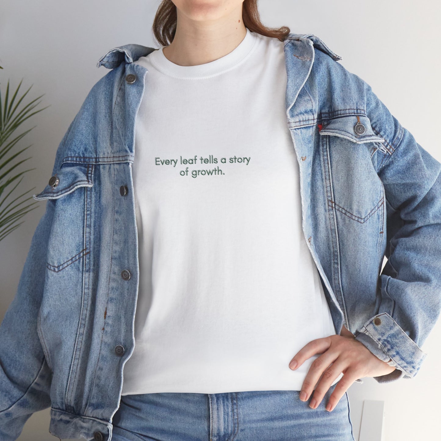 "Every leaf tells a story of growth." | unisex Shirt