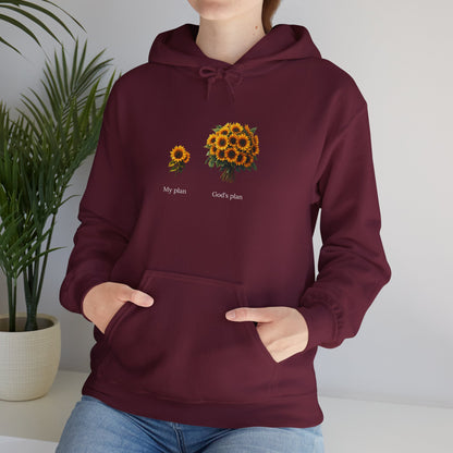 EU - "My plan vs. God's plan" Sunflowers | unisex Hoodie