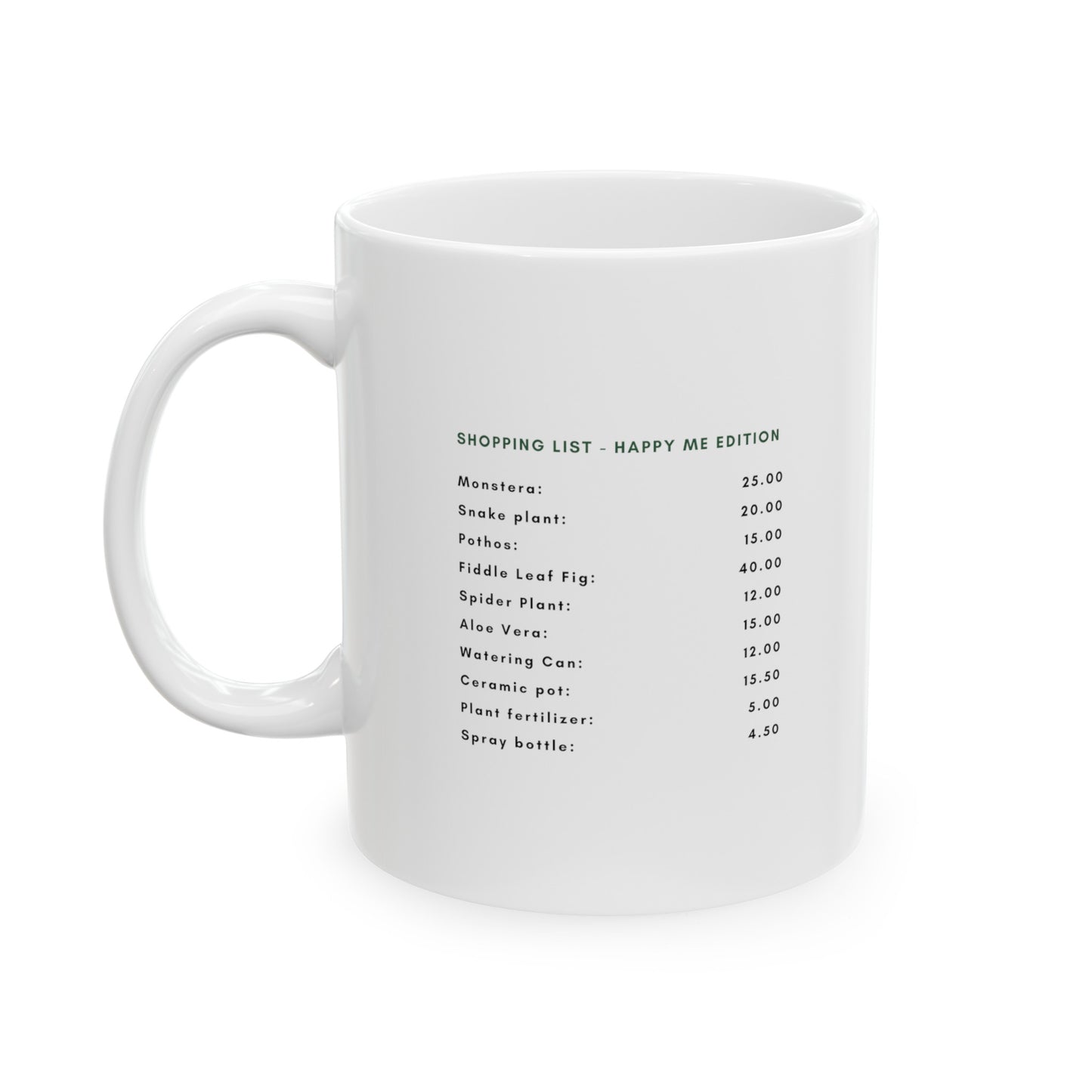 "Plant Shopping List" | Coffee Mug