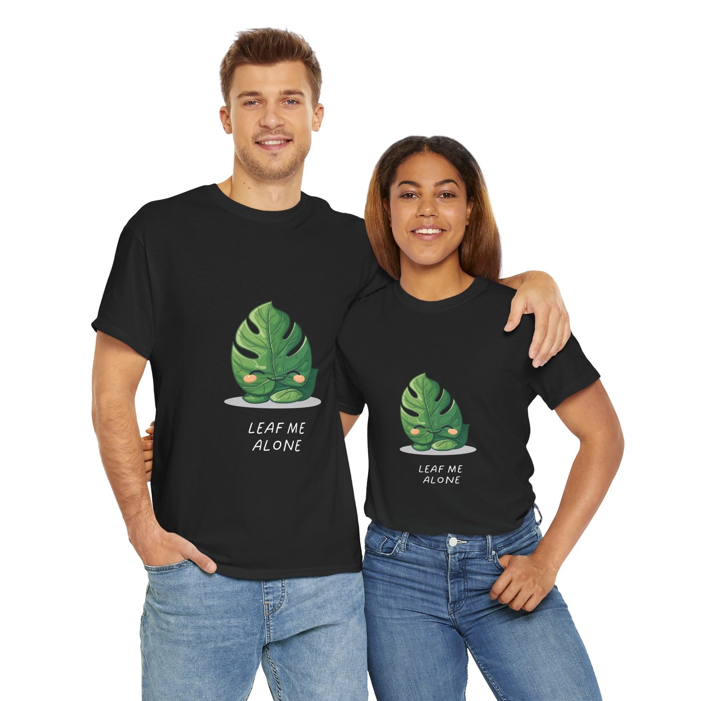 EU - "Leaf me alone" Shirt - Monstera Version | unisex T-Shirt