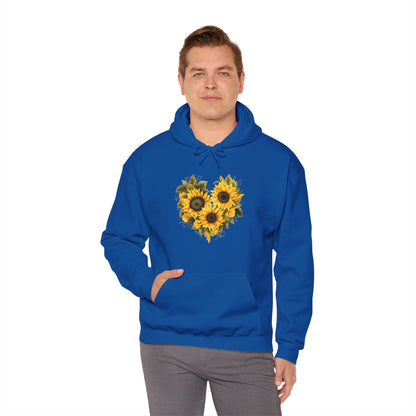 "The Heart of Sunflowers" | unisex Hoodie