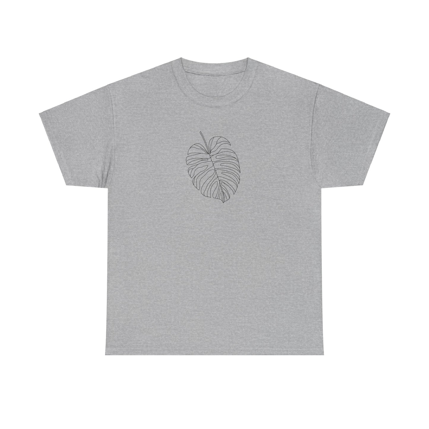 EU - Monstera Line Drawing - "The Continuous Monstera" | unisex T-Shirt