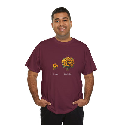 "My plan vs. God's plan" | Sunflowers unisex T-Shirt