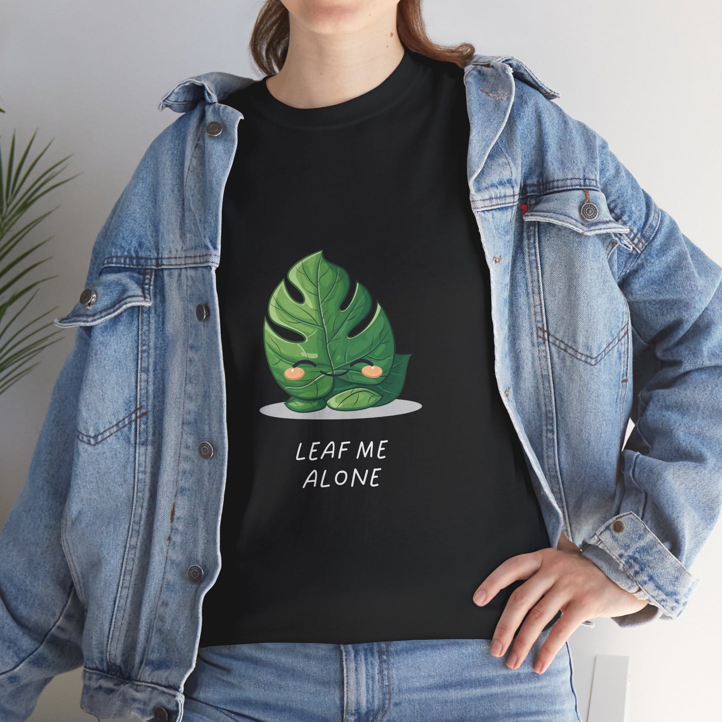 EU - "Leaf me alone" Shirt - Monstera Version | unisex T-Shirt