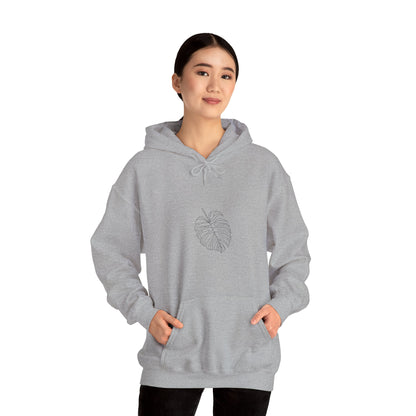 Monstera Line Drawing - "The Continuous Monstera" | unisex Hoodie