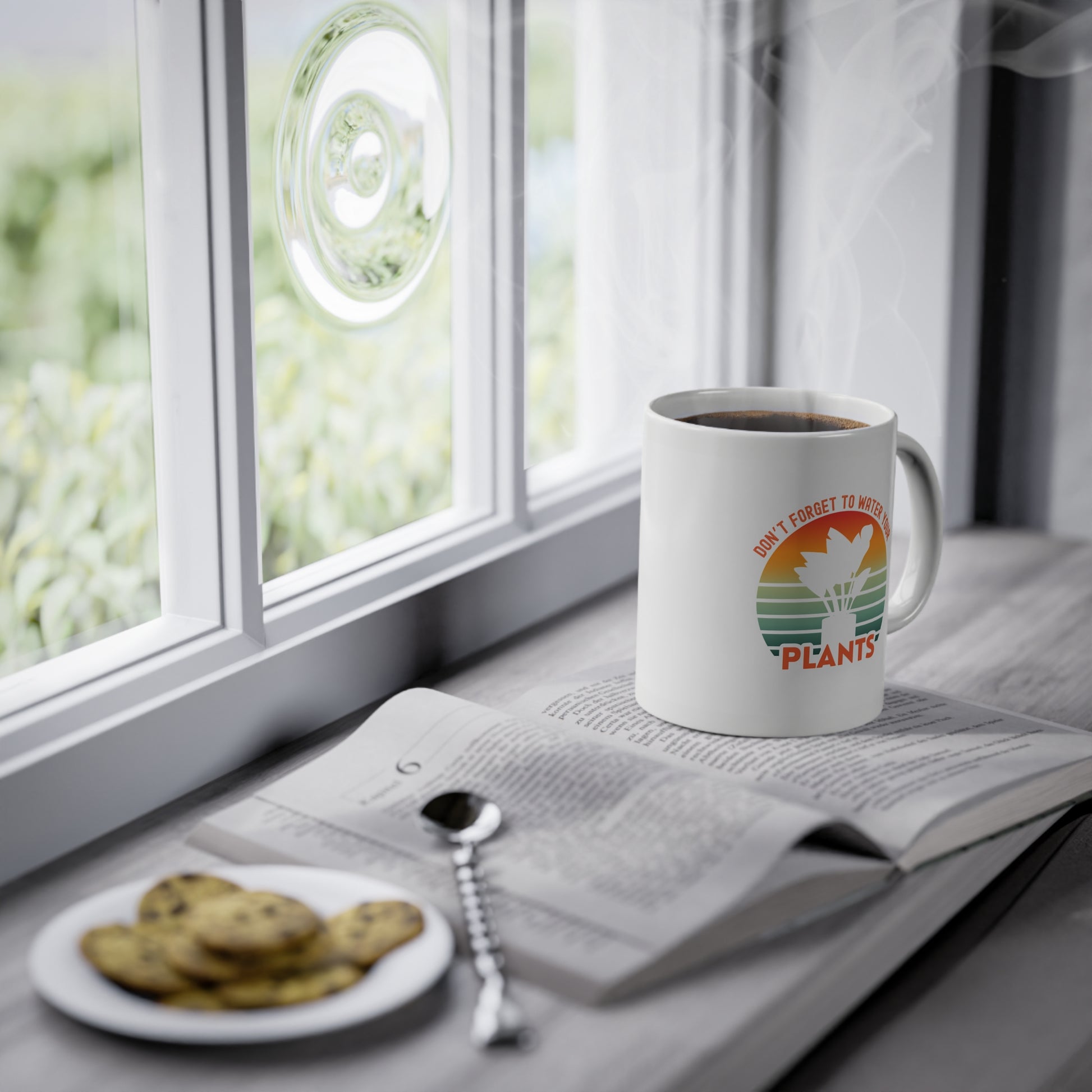 coffee water for indoor plants Don't forget, to water your plants" Coffee Cup – plantiez.com