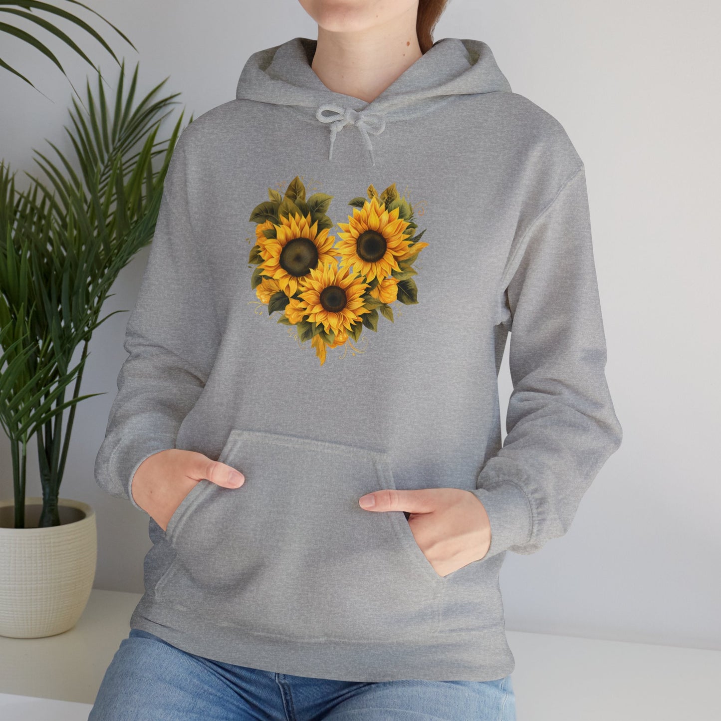 "The Heart of Sunflowers" | unisex Hoodie