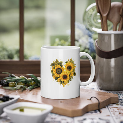 EU - "The Heart Sunflowers" | Coffee Cup