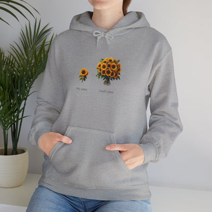 EU - "My plan vs. God's plan" Sunflowers | unisex Hoodie