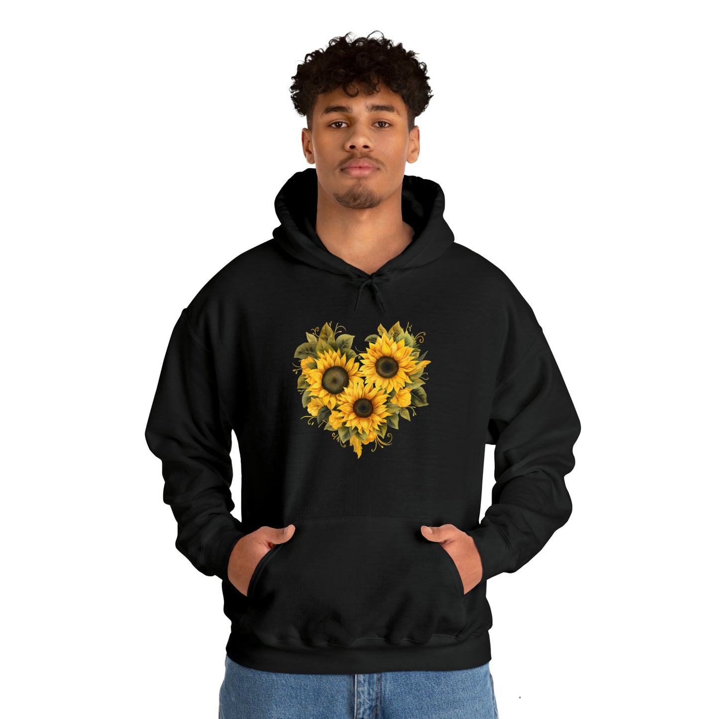 "The Heart of Sunflowers" | unisex Hoodie
