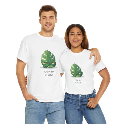 EU - "Leaf me alone" Shirt - Monstera Version | unisex T-Shirt