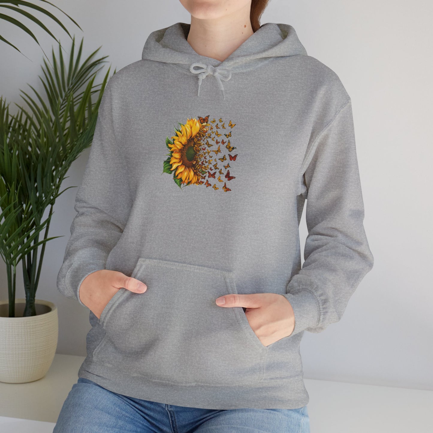 EU - Sunflower Butterflies | unisex Hoodie