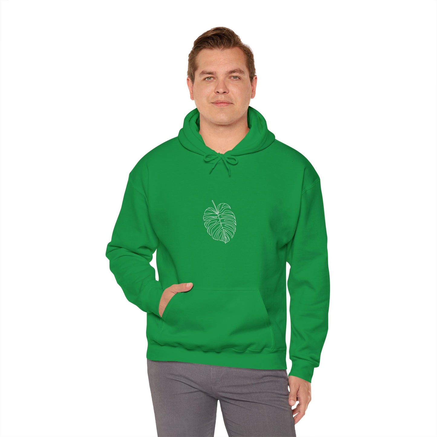 Monstera Line Drawing - "The Continuous Monstera" | unisex Hoodie