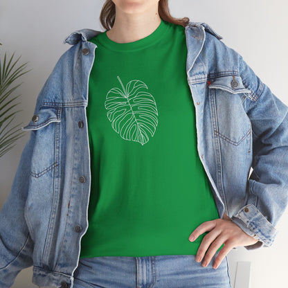 EU - Monstera Line Drawing - "The Continuous Monstera" | unisex T-Shirt