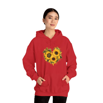 "The Heart of Sunflowers" | unisex Hoodie