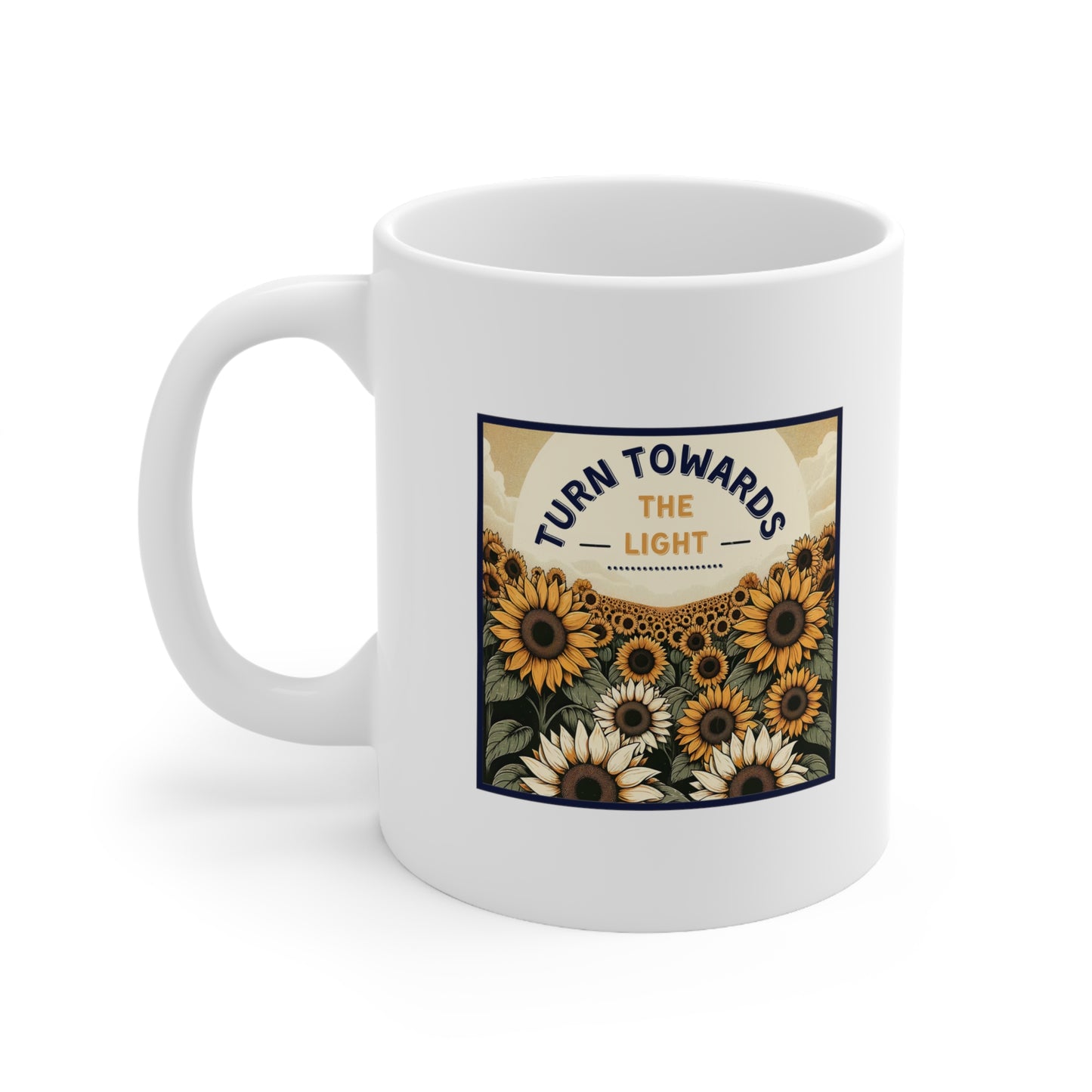 "Vintage Sunflower" | Coffee Mug