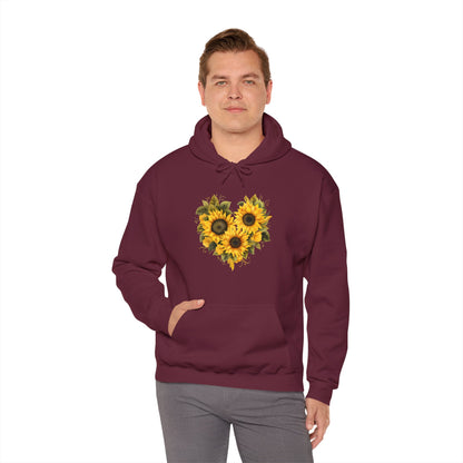 "The Heart of Sunflowers" | unisex Hoodie