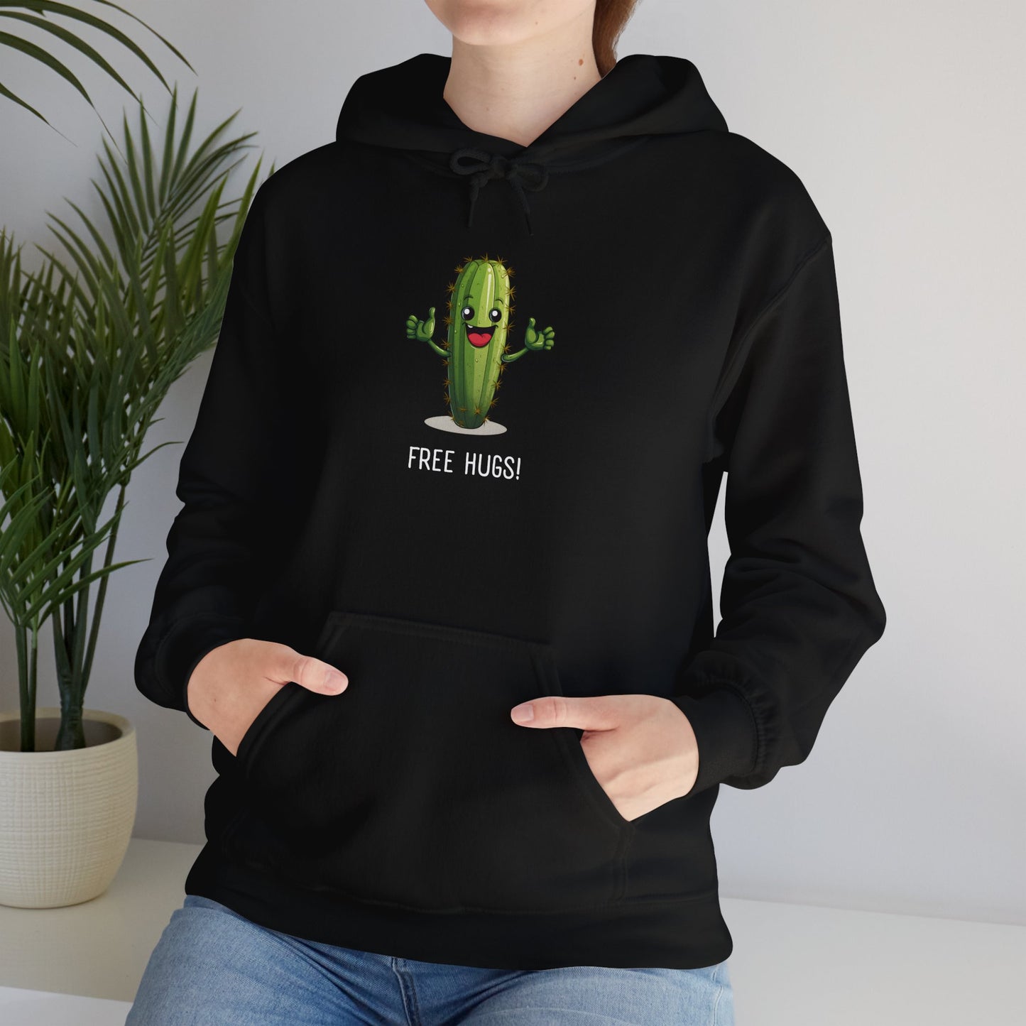 EU - "FREE HUGS" Cactus | unisex Hoodie