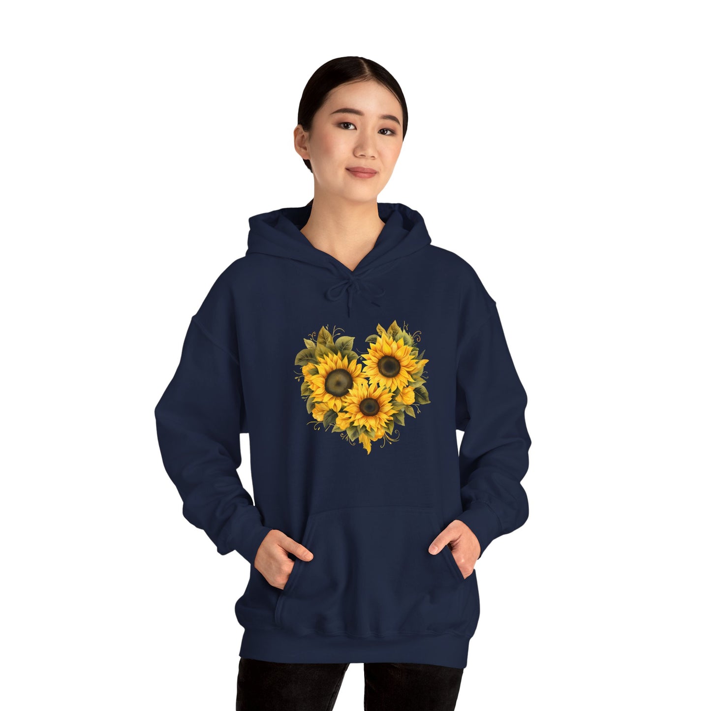 "The Heart of Sunflowers" | unisex Hoodie