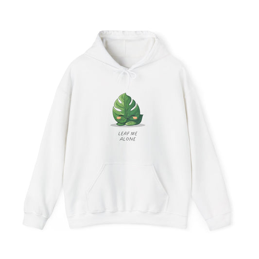 "Leaf me alone" Hoodie - Monstera Version | unisex Hoodie