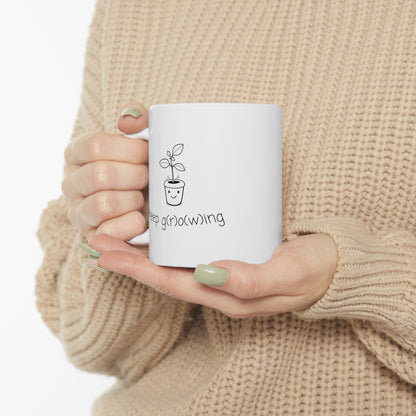 "Keep G(r)o(w)ing" | Coffee Mug