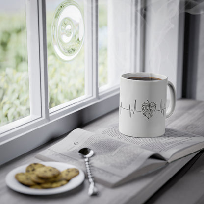 EU - "The Monstera Heartbeat" | Coffee Cup