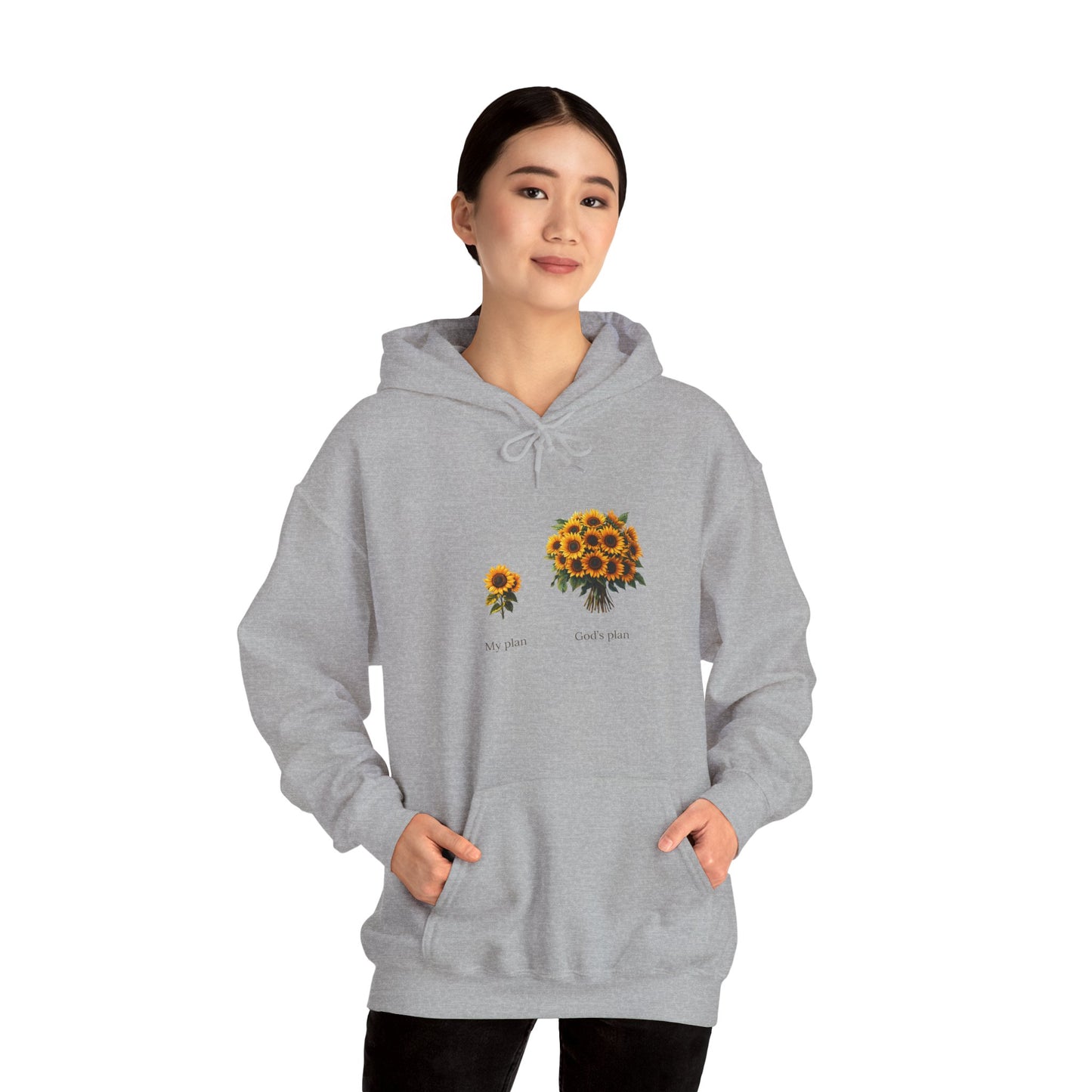 "My plan vs. God's plan" Sunflowers | unisex Hoodie