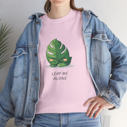 EU - "Leaf me alone" Shirt - Monstera Version | unisex T-Shirt