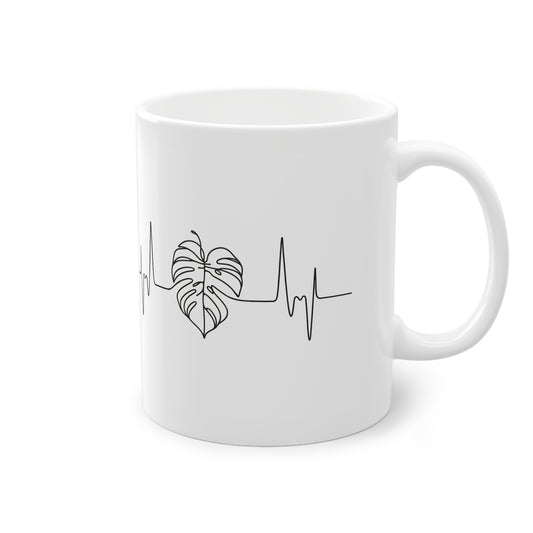 EU - "The Monstera Heartbeat" | Coffee Cup